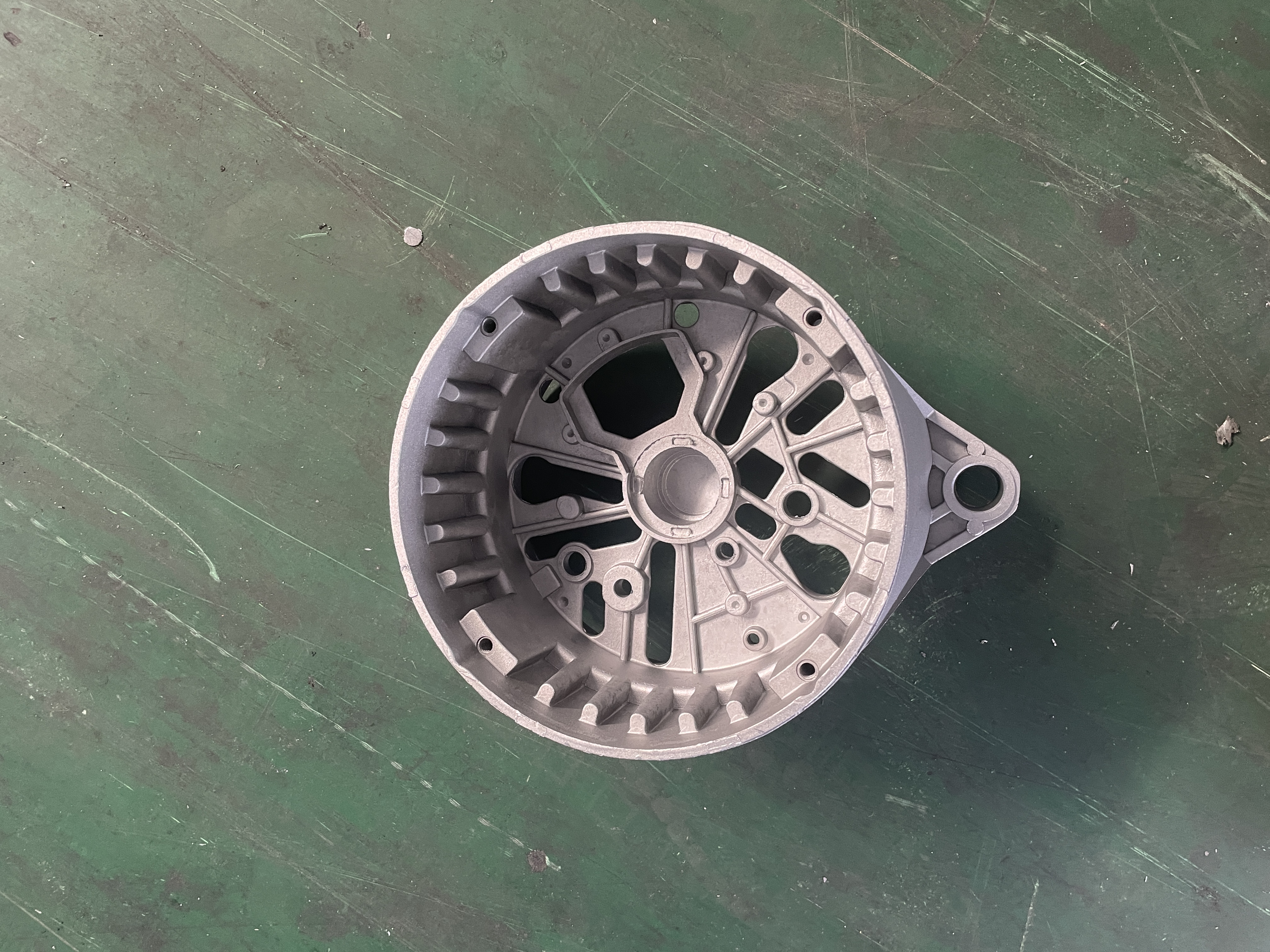 die cast aluminium motor housing